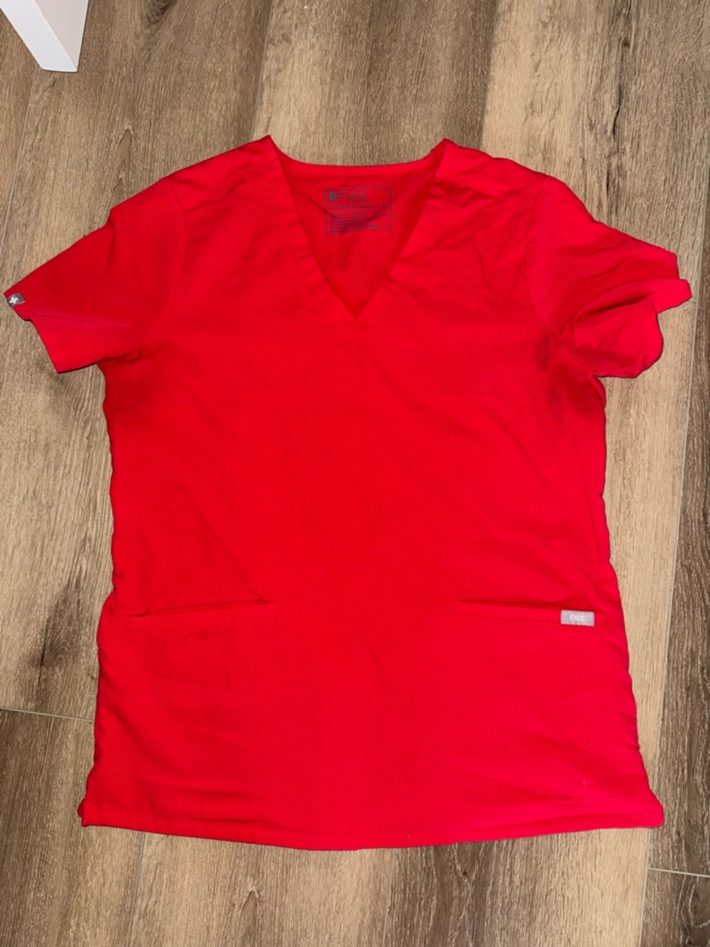 Figs Winning Red Zamora Jogger Pants Casma Scrub Top Scrubs Set Small S Tall - Picture 6 of 7